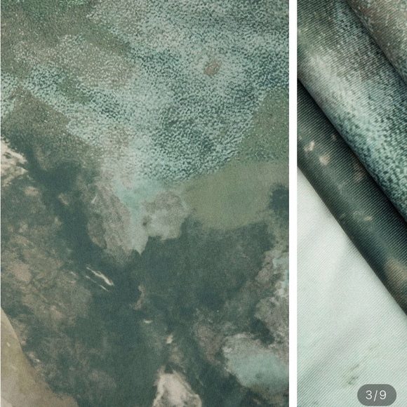 Watercolor Print Midi Skirt - Picture 3 of 4